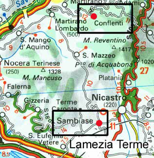 map of cambria